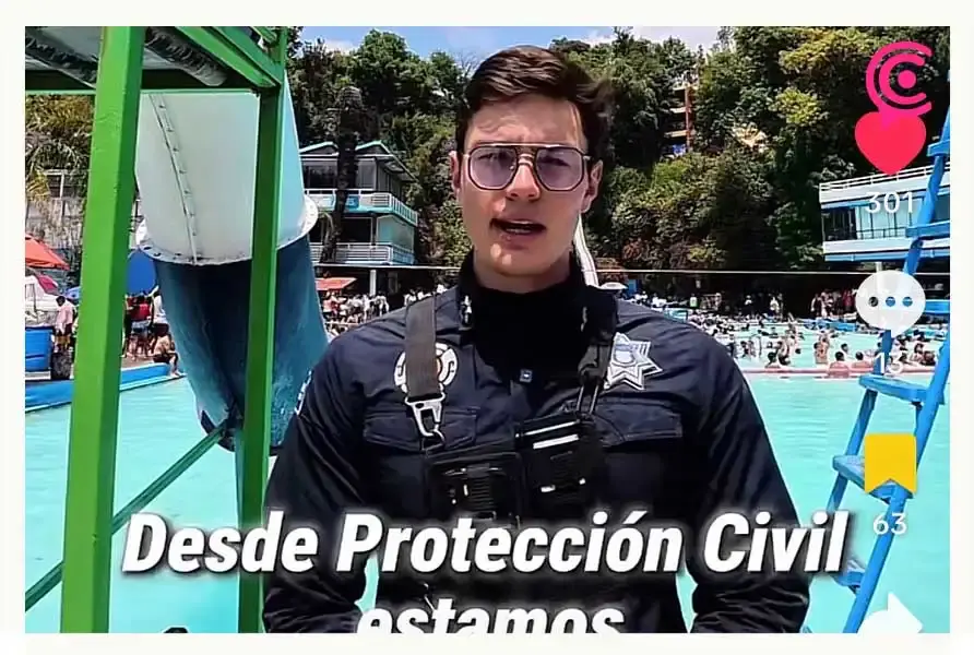 "Bandido", brigadista de Protección Civil Municipal Puebla se viraliza por su atractivo físico