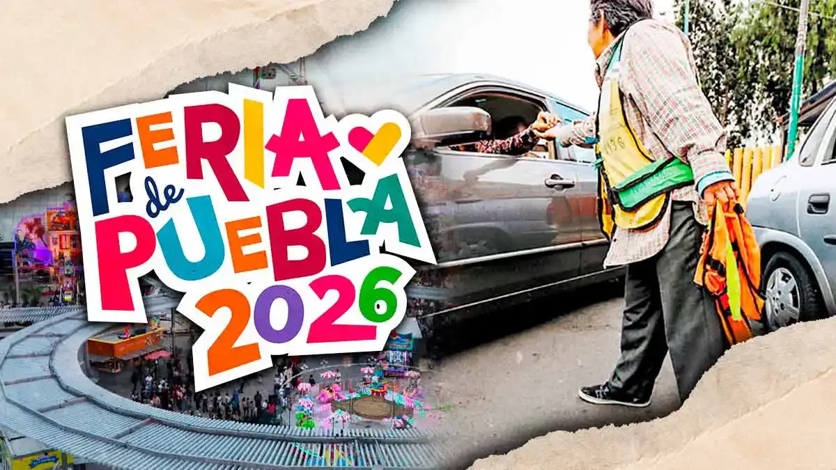 Franeleros autorizados cuidarán gratis tu auto en la Feria de Puebla 2026