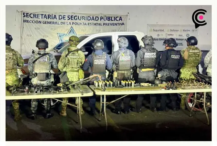 Decomiso de arsenal en el Triángulo Rojo en Puebla revela disputa entre CJNG y “Los Tepeacas”