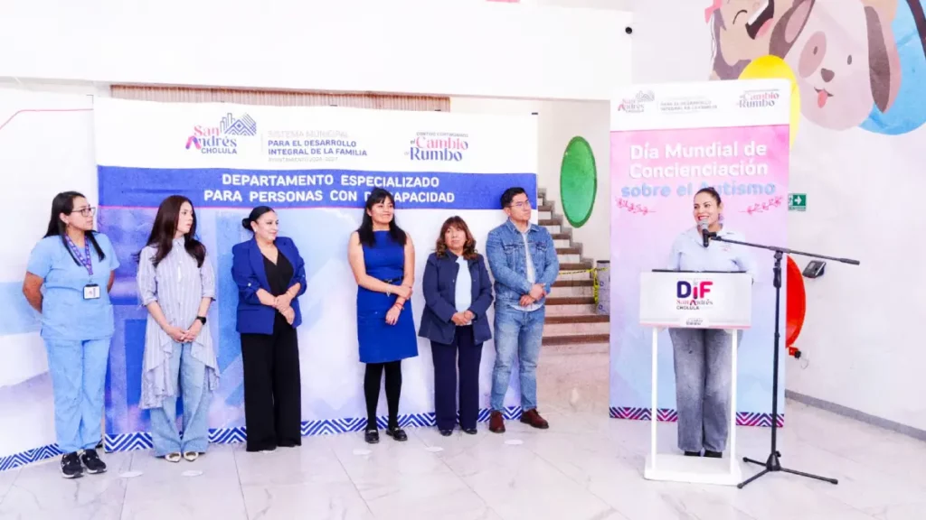 Amplía San Andrés Cholula atención y apoyo a personas con autismo y a sus familias