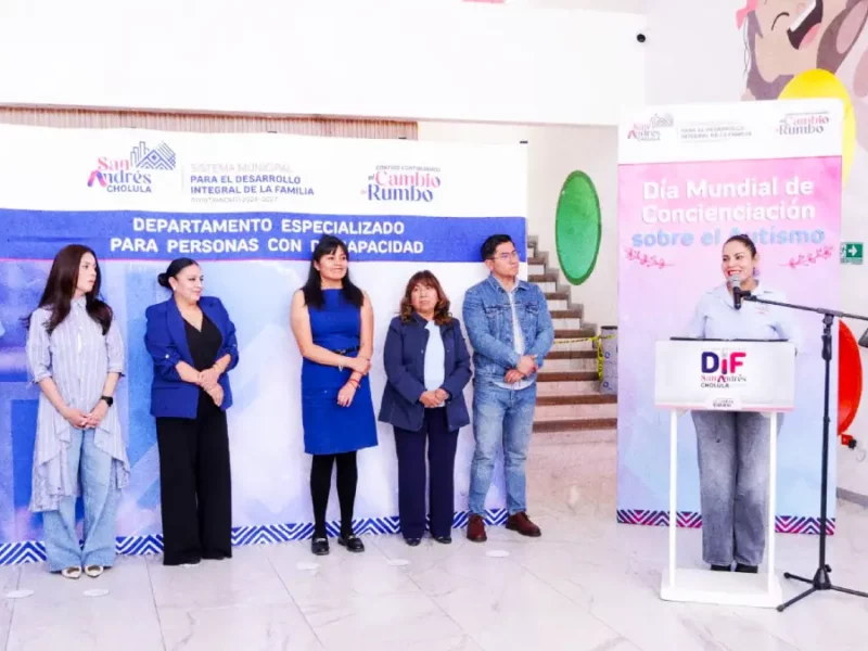 Amplía San Andrés Cholula atención y apoyo a personas con autismo y a sus familias