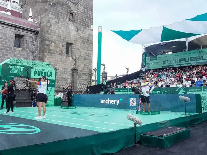 Más de 150 países ven a Puebla gracias al Mundial de Tiro con Arco 2026