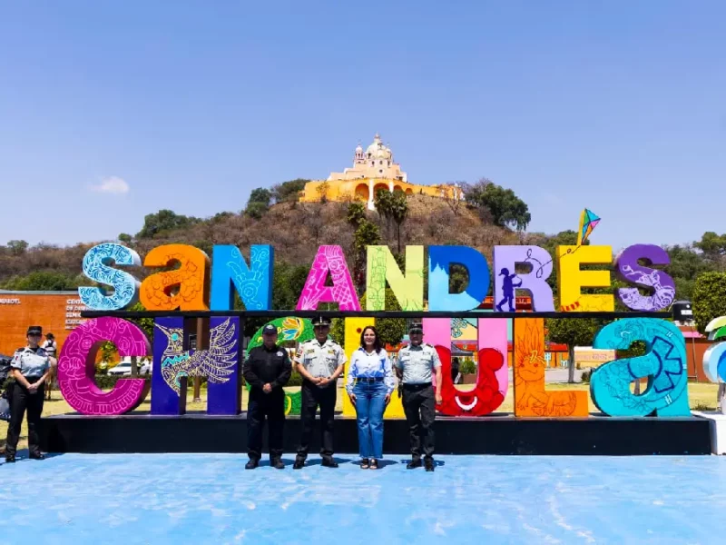 Se suma Ayuntamiento de San Andrés Cholula al operativo “Semana Santa Segura 2026” en coordinación con la Guardia Nacional