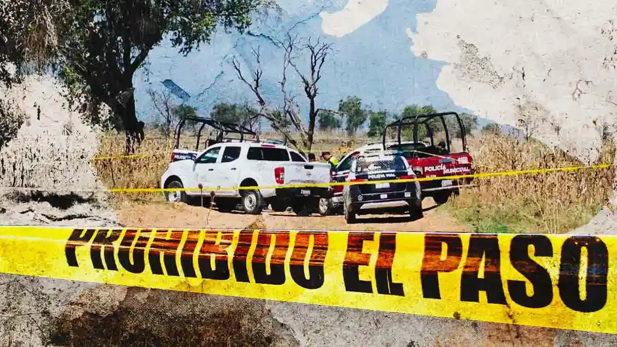 Encuentran cuerpo embolsado en camino de terracería en Coronango