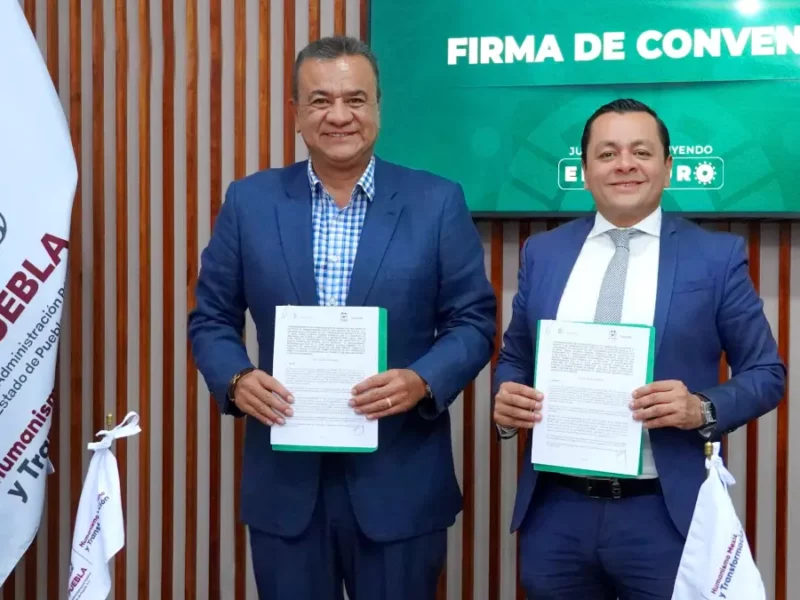 Gobierno de Texmelucan e IAP firman convenio para fortalecer la gestión pública