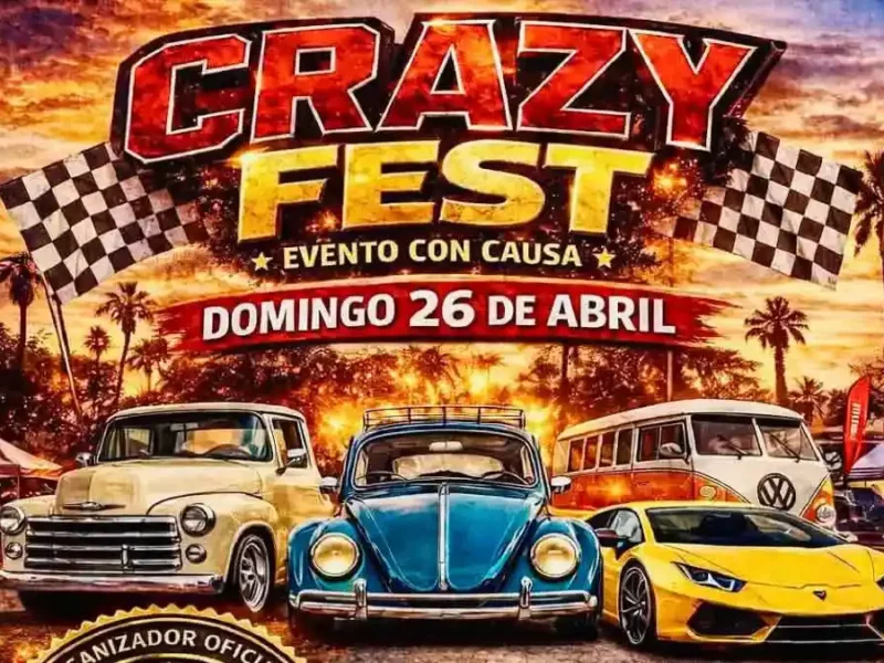 Crazy Fest 2026 en San Pedro Cholula prepara espectacular exhibición de autos clásicos y exóticos