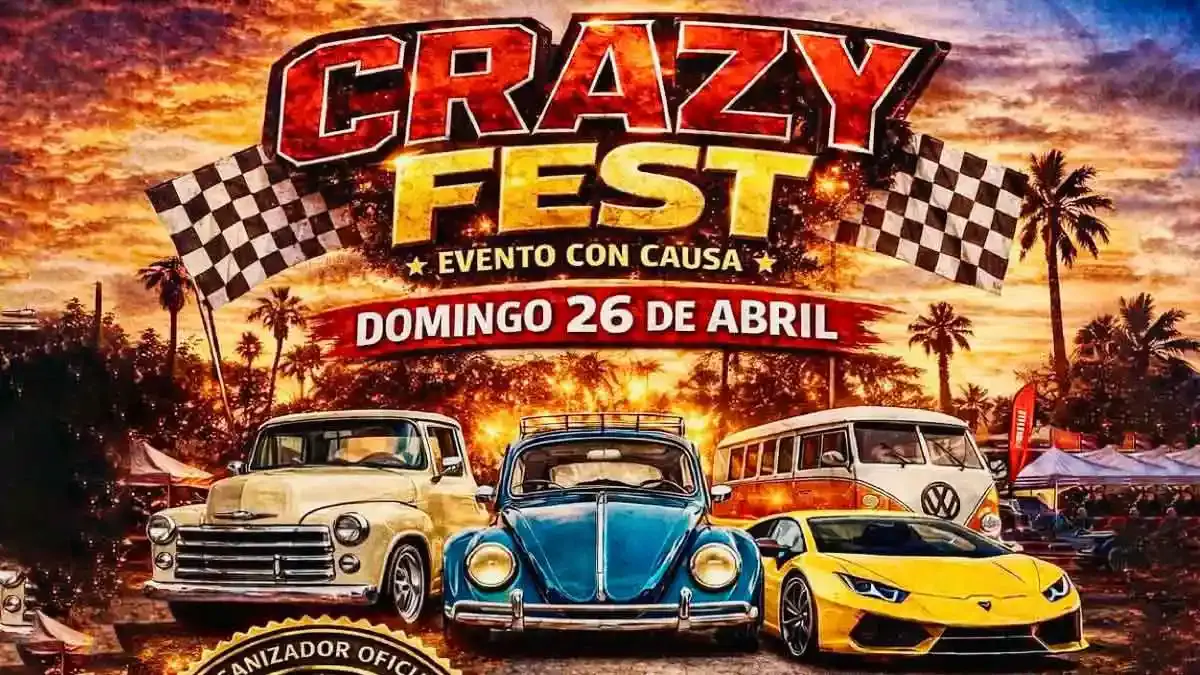 Crazy Fest 2026 en San Pedro Cholula prepara espectacular exhibición de autos clásicos y exóticos