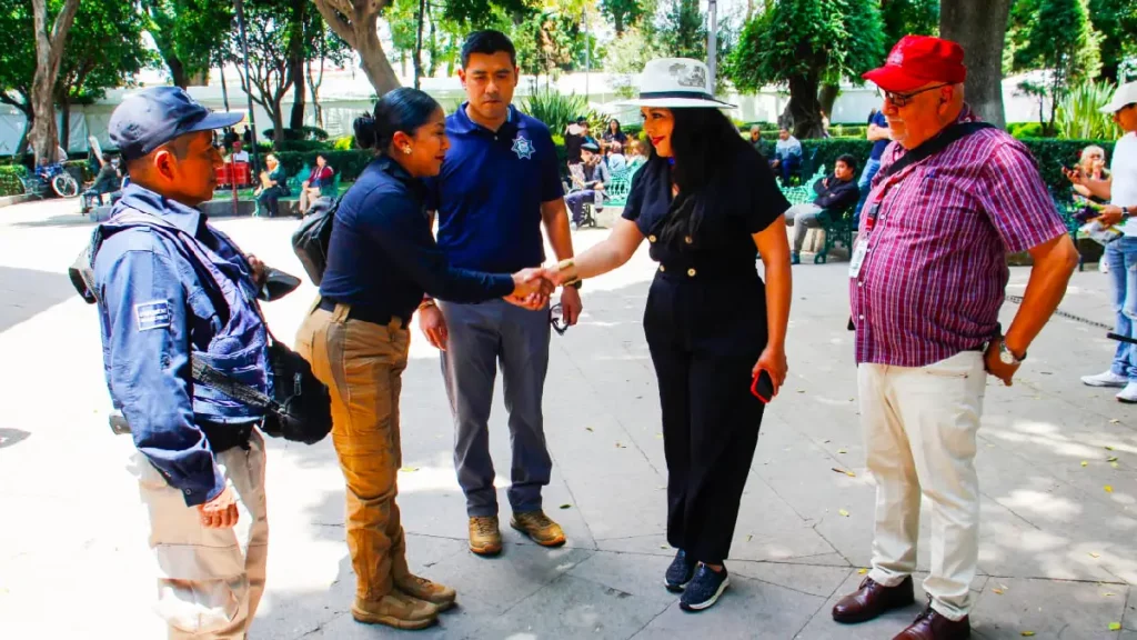 Tonantzin Fernández encabeza acciones de vigilancia para garantizar saldo blanco en Cholula