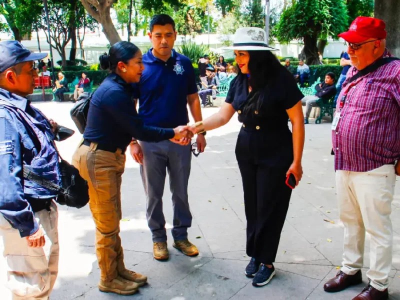 Tonantzin Fernández encabeza acciones de vigilancia para garantizar saldo blanco en Cholula