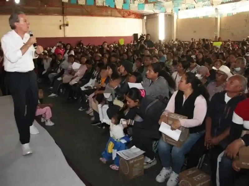 Lleva Pepe Chedraui seguridad alimentaria a habitantes de San Pablo Xochimehuacan