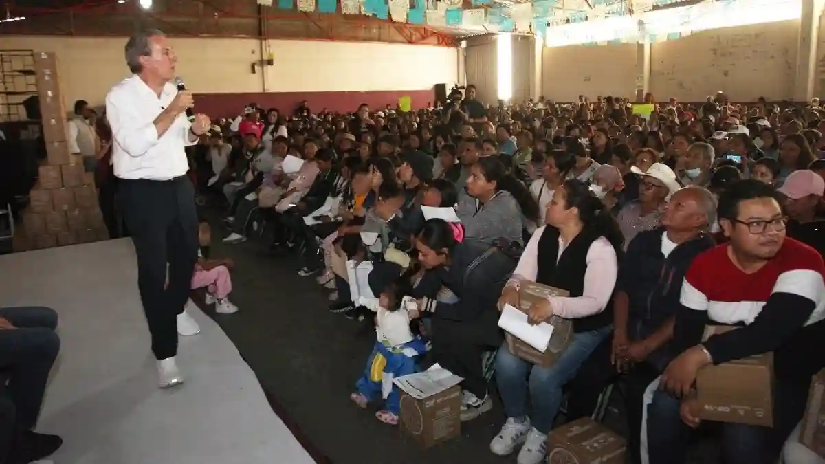 Lleva Pepe Chedraui seguridad alimentaria a habitantes de San Pablo Xochimehuacan
