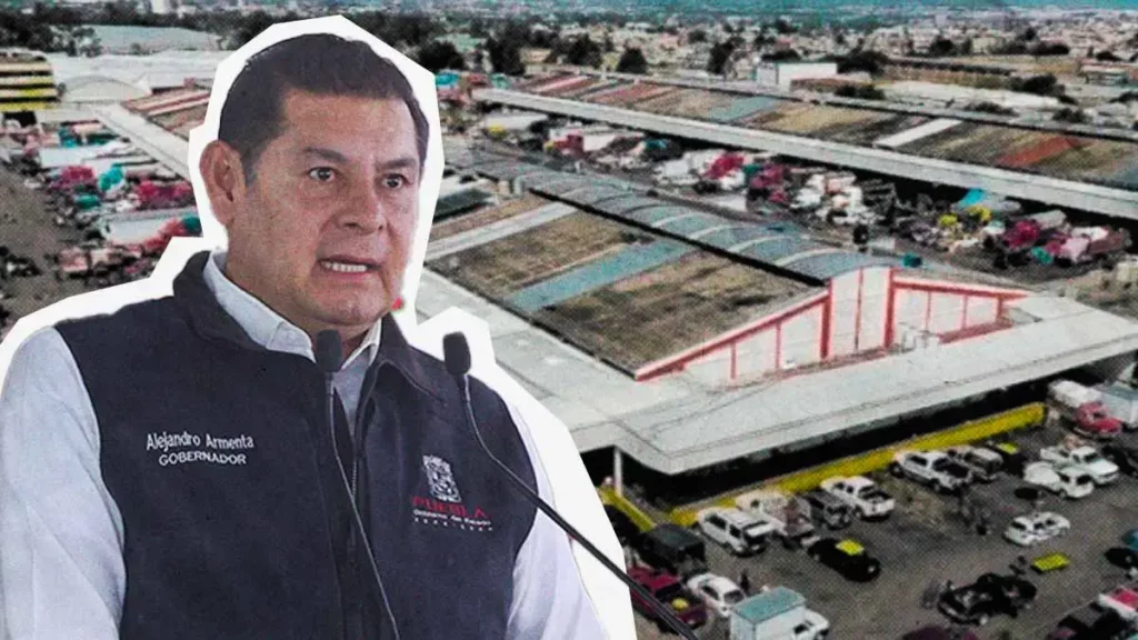 Alejandro Armenta va por la construcción de Central de Abasto en Texmelucan