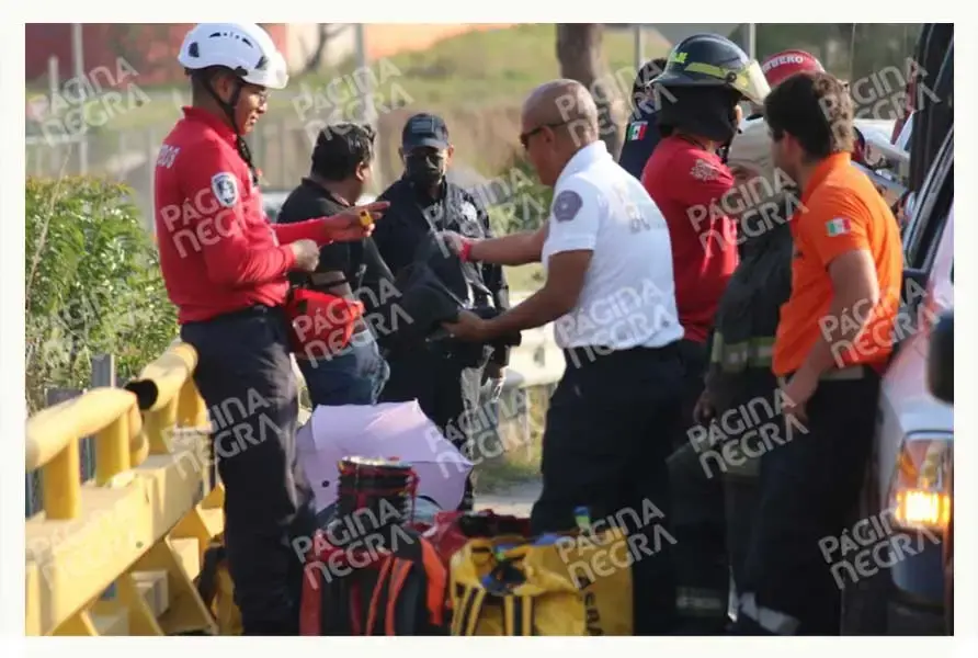 Mujer muere tras ser atropellada y caer en barranco del Periférico Ecológico en Amozoc, Puebla