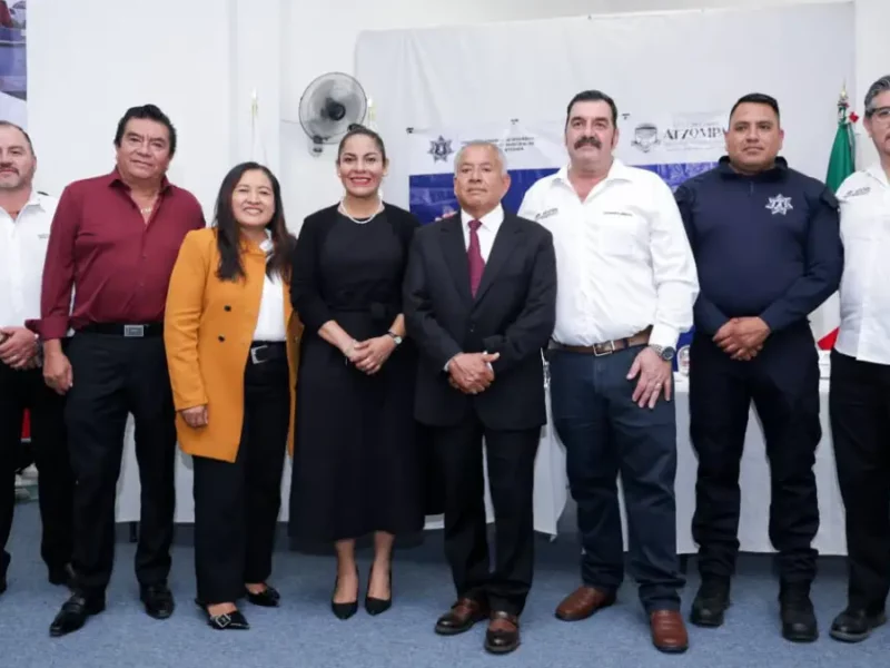 Lupita Cuautle articula esfuerzos por la seguridad municipal desde San Gregorio Atzompa