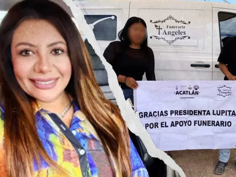 Lupita Bárcenas se promueve políticamente con servicios funerarios en Acatlán de Osorio