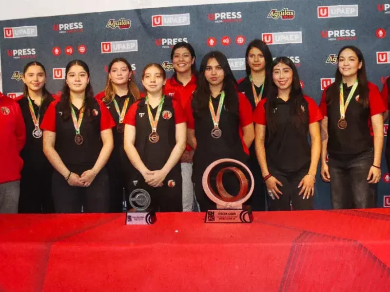 Águilas Upaep obtienen el tercer lugar en el campeonato nacional juvenil C de baloncesto femenil