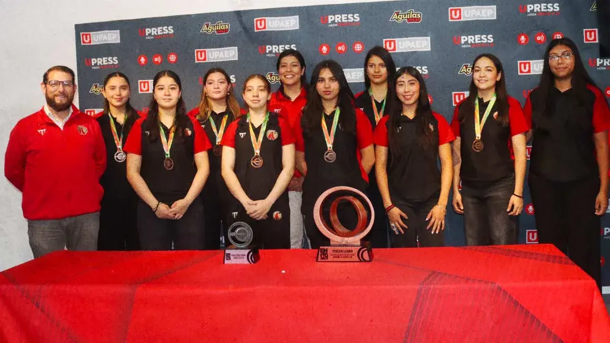 Águilas Upaep obtienen el tercer lugar en el campeonato nacional juvenil C de baloncesto femenil