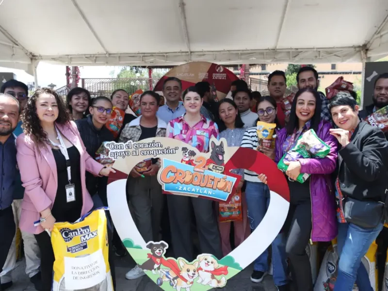 Familias de Zacatlán, asociaciones civiles, niñas y niños, se suman al Croquetón en su segunda edición