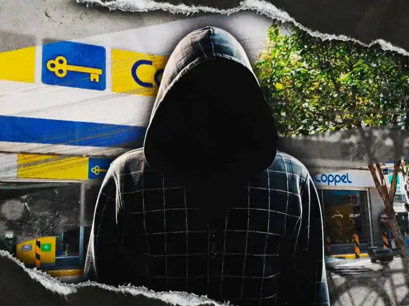 Delincuentes destrozan con marros las vitrinas de Coppel Amozoc, Puebla; roban celulares de alta gama