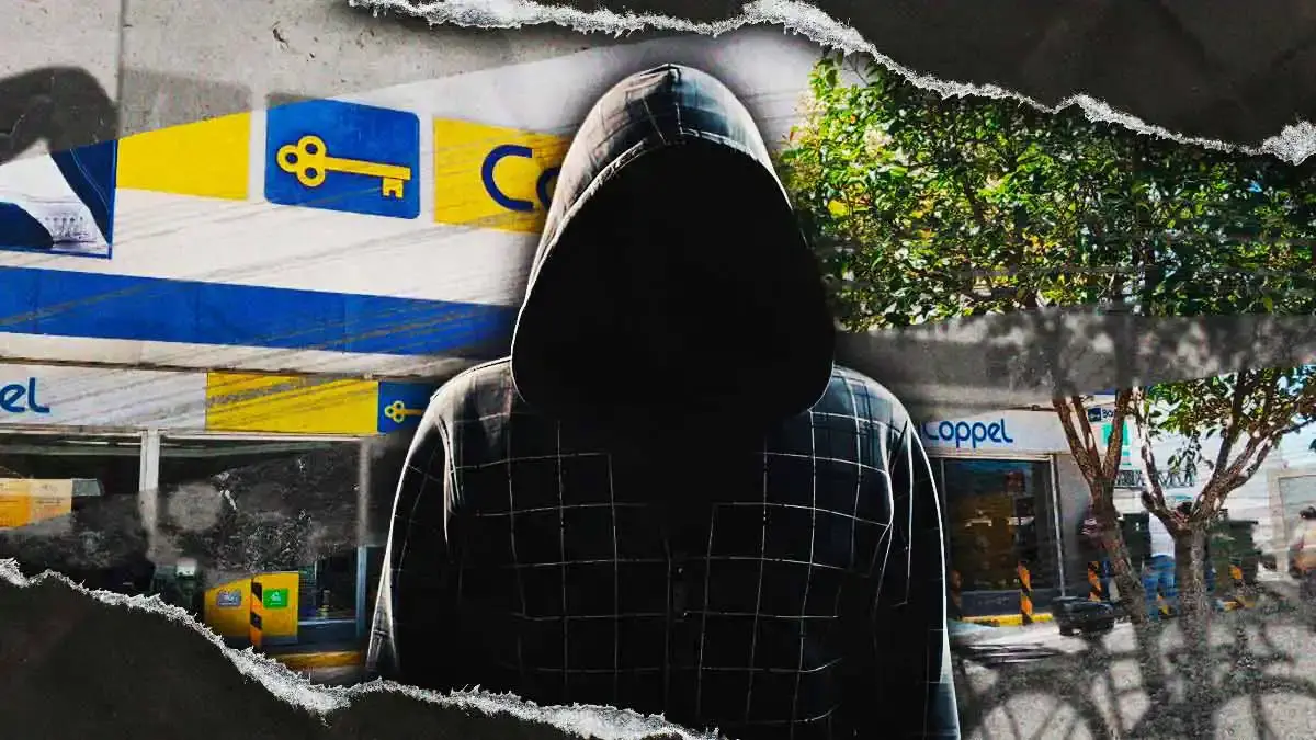 Delincuentes destrozan con marros las vitrinas de Coppel Amozoc, Puebla; roban celulares de alta gama