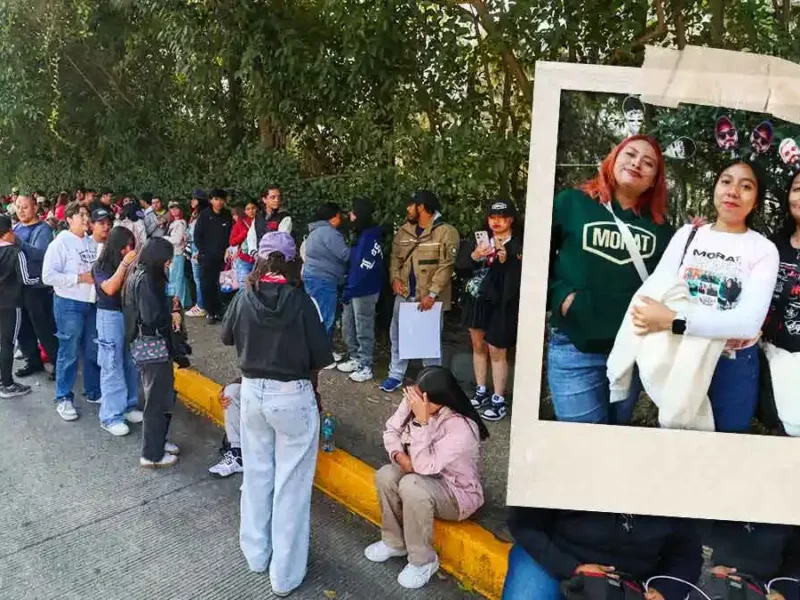 Fans de Morat acampan para disfrutar concierto gratuito en la Feria de Puebla 2026