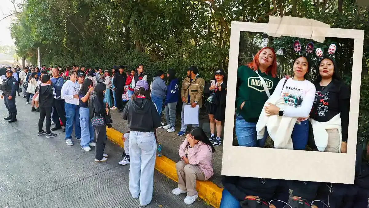Fans de Morat acampan para disfrutar concierto gratuito en la Feria de Puebla 2026