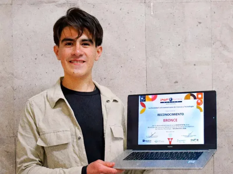 Alumno de la BUAP obtiene medalla de bronce en torneo Informatrix Puebla 2026