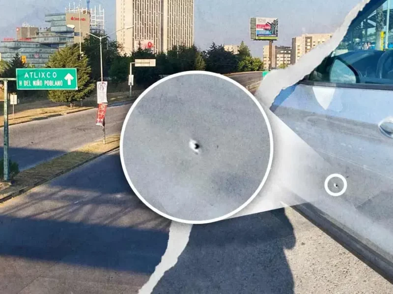 Reportan disparos contra automovilistas en Vía Atlixcáyotl de Puebla; van cuatro años sin ubicar atacante