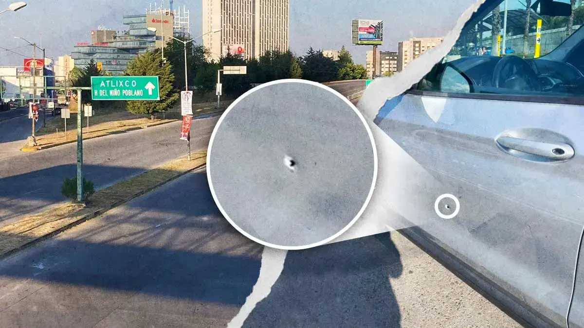 Reportan disparos contra automovilistas en Vía Atlixcáyotl de Puebla; van cuatro años sin ubicar atacante