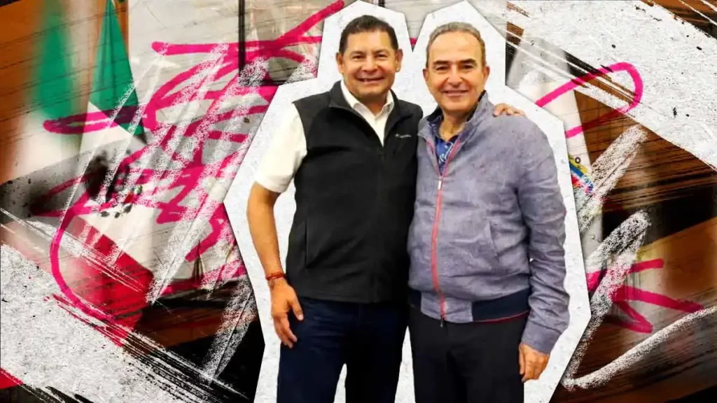 Tras meses de tensión, y una auditoría, comparten comida Alejandro Armenta y Jorge Estefan Chidiac