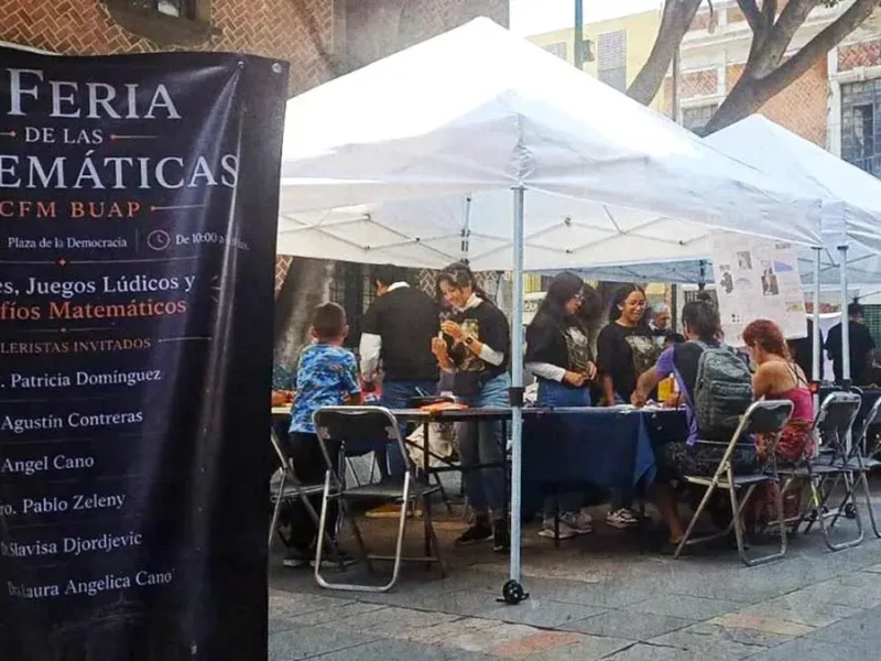 FCFM de la BUAP realizó la Feria de las Matemáticas 2026; Talleres y actividades lúdicas