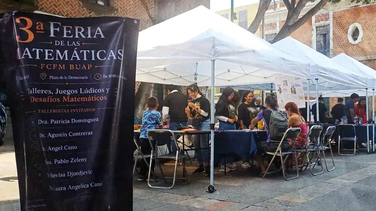 FCFM de la BUAP realizó la Feria de las Matemáticas 2026; Talleres y actividades lúdicas