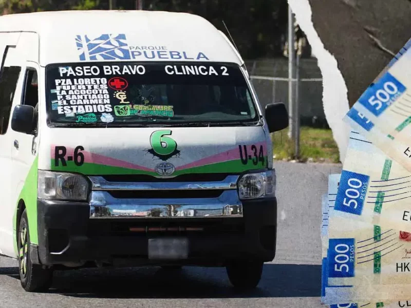 Advierten multas de 58 mil pesos al transporte público con placas falsas o desactualizadas en Puebla