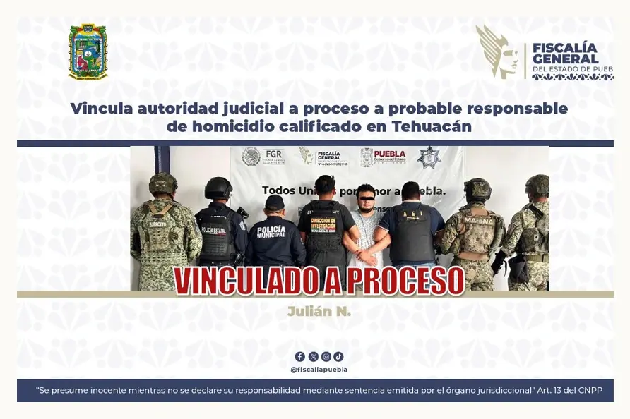 Detienen a integrante de “Los Magia” por doble homicidio en asalto a cuentahabiente en Tehuacán