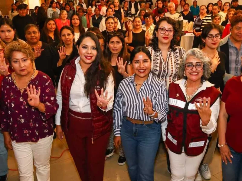Encabezan Tonantzin Fernández y la Secretaría Estatal de Mujeres de Morena acciones por la igualdad sustantiva