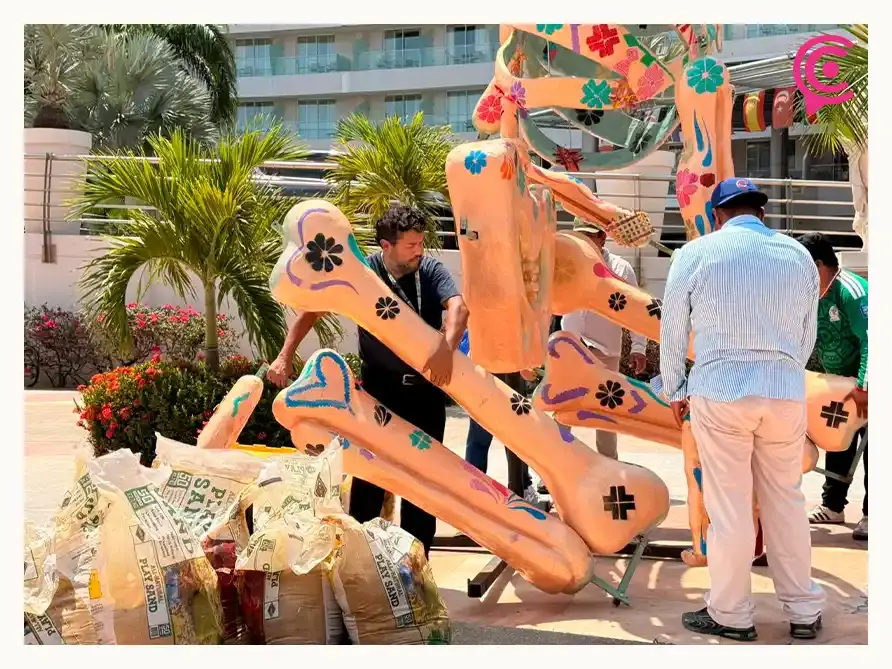 Catrina de Atlixco representa a Puebla en el Tianguis Turístico de Acapulco