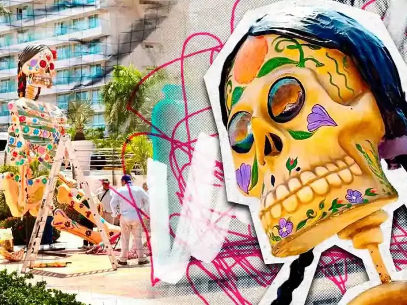 Catrina de Atlixco representa a Puebla en el Tianguis Turístico de Acapulco