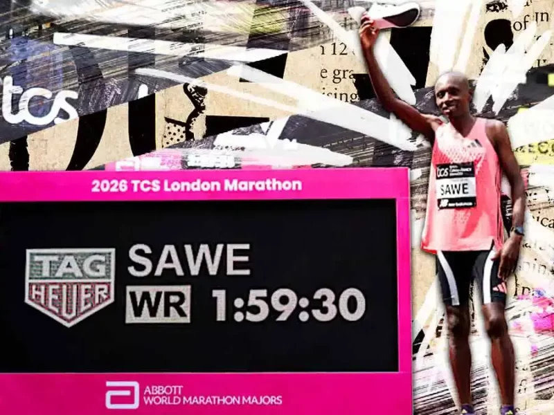 Sebastián Sawe impone nuevo récord mundial en el Maratón de Londres 2026   