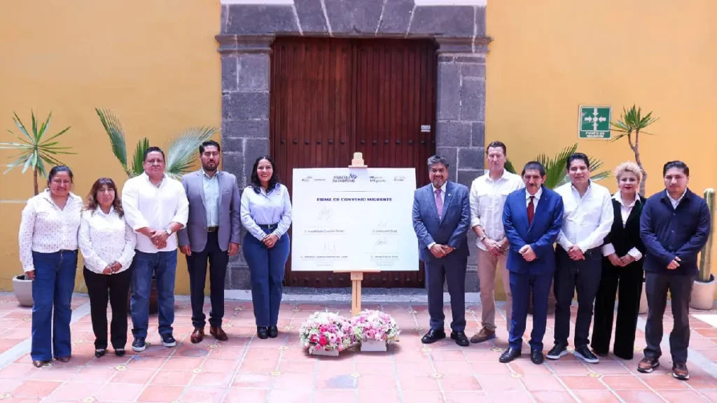 Respalda Lupita Cuautle a la comunidad migrante con convenio de colaboración