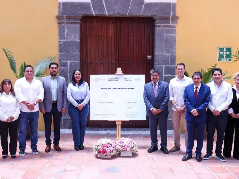 Respalda Lupita Cuautle a la comunidad migrante con convenio de colaboración