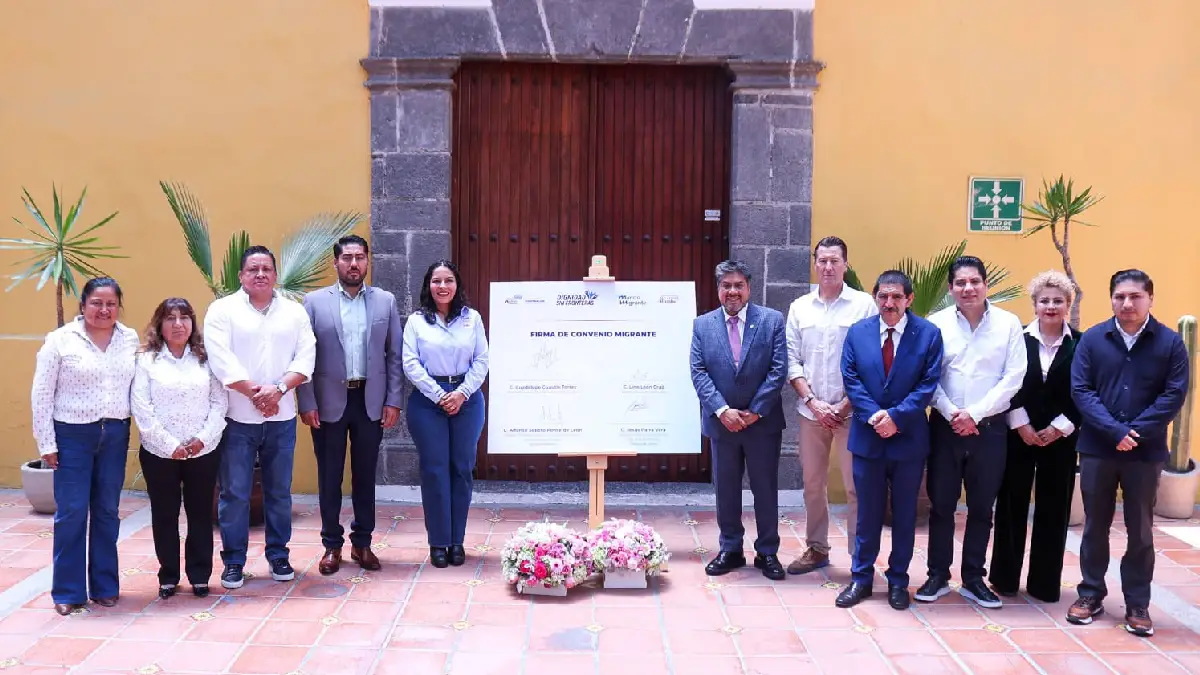 Respalda Lupita Cuautle a la comunidad migrante con convenio de colaboración
