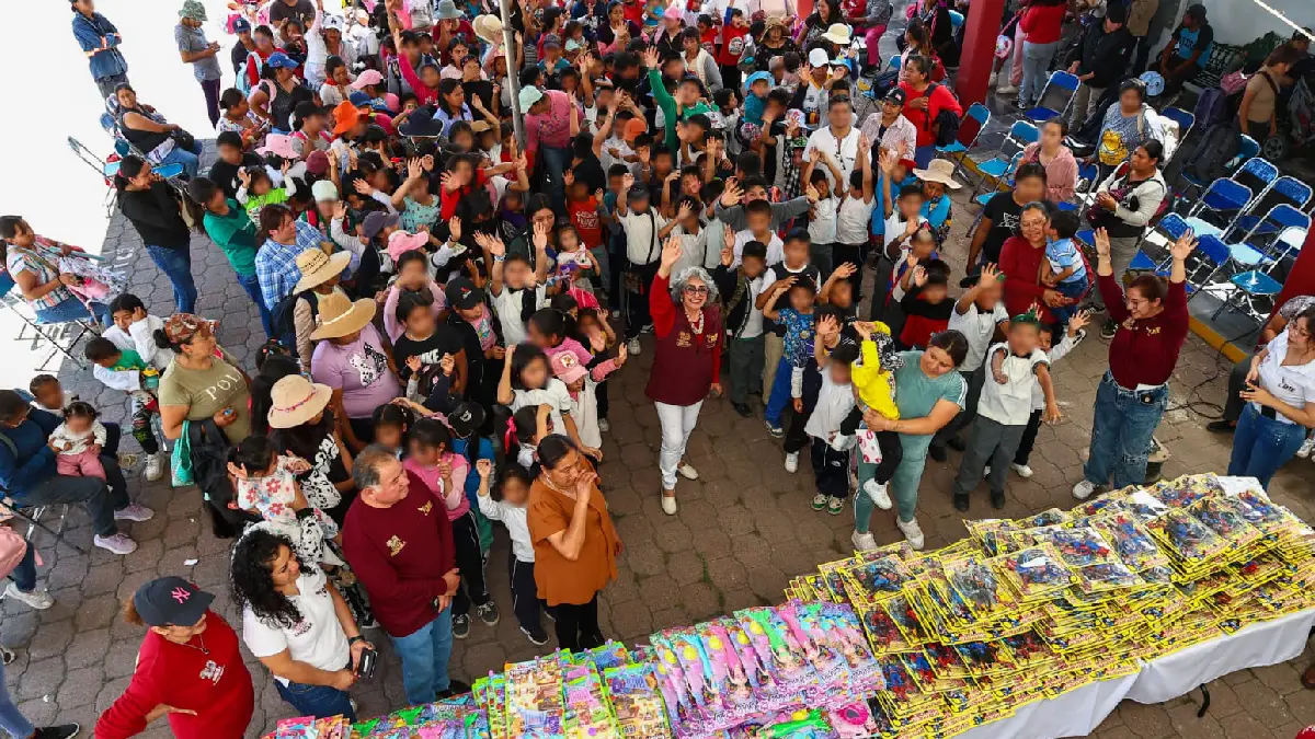 Tlazopilli acerca sonrisas a la infancia de San Pedro Cholula