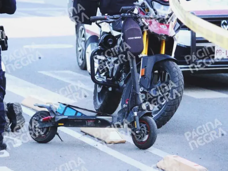 Hombre murió tras caer de su scooter eléctrico en Huexotitla, Puebla
