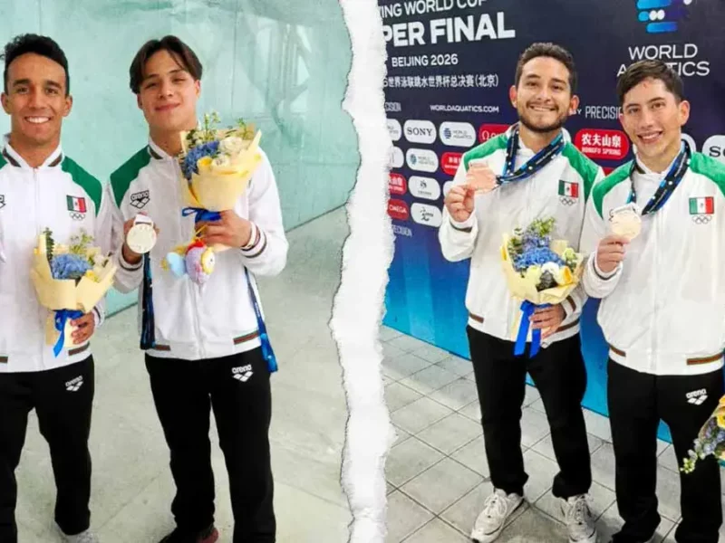Delegación mexicana gana sus primeras medallas en la Súper Final de Clavados 2026 en Beijing