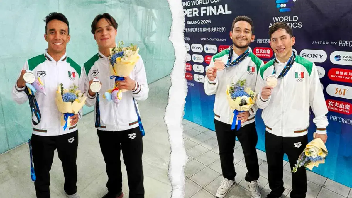 Delegación mexicana gana sus primeras medallas en la Súper Final de Clavados 2026 en Beijing