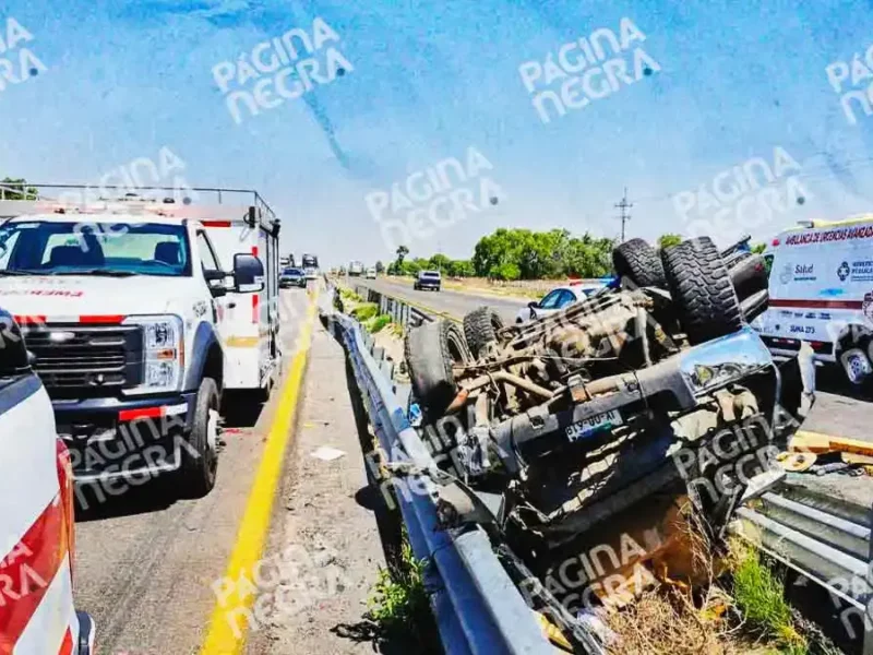 Choque y volcadura dejó una persona muerta y cuatro heridas en la autopista Puebla-Orizaba