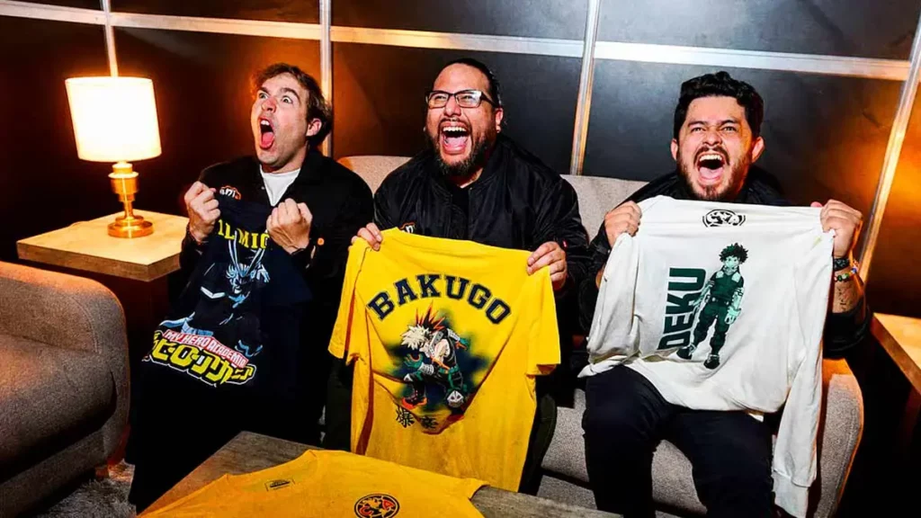 Club América y My Hero Academia lanzan su línea de ropa exclusiva en tiendas Suburbia