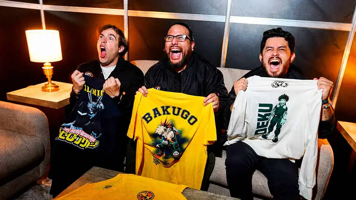 Club América y My Hero Academia lanzan su línea de ropa exclusiva en tiendas Suburbia