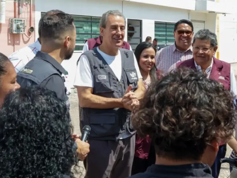 Supervisa Pepe Chedraui rehabilitación vial en San Baltazar Campeche