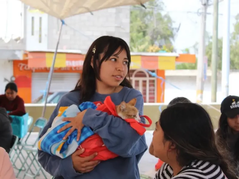 Mateo Hernández López participa en jornada de esterilización de mascotas en Santiago Alseseca